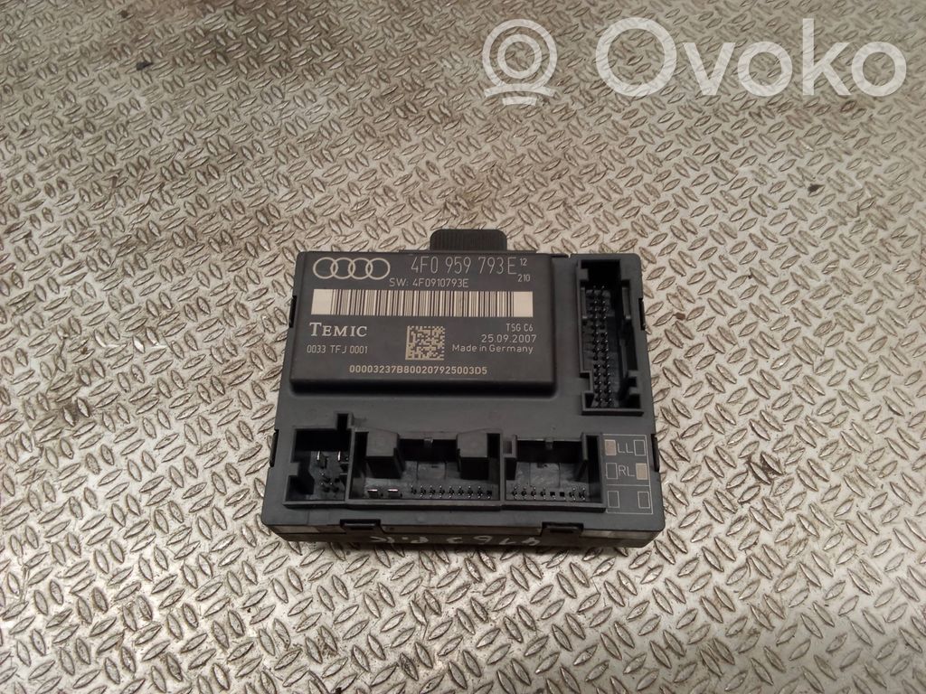 Oven ohjainlaite/moduuli   4F0959793E,4F0910793E