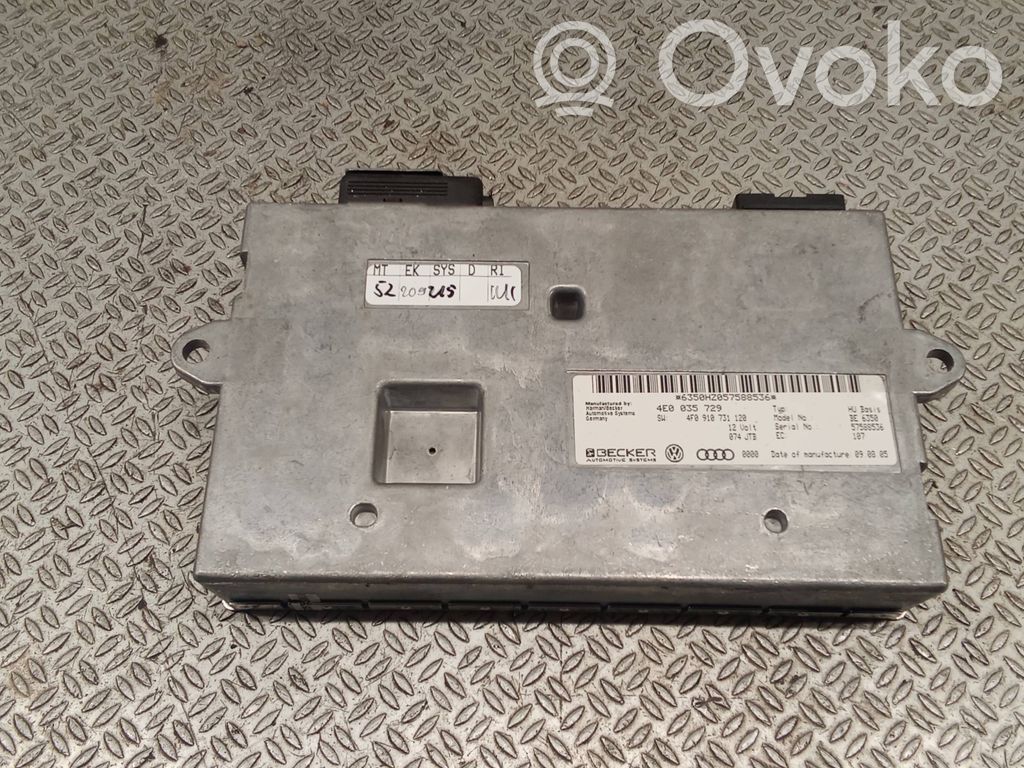 MMI control unit   4E0035729,4F0910731