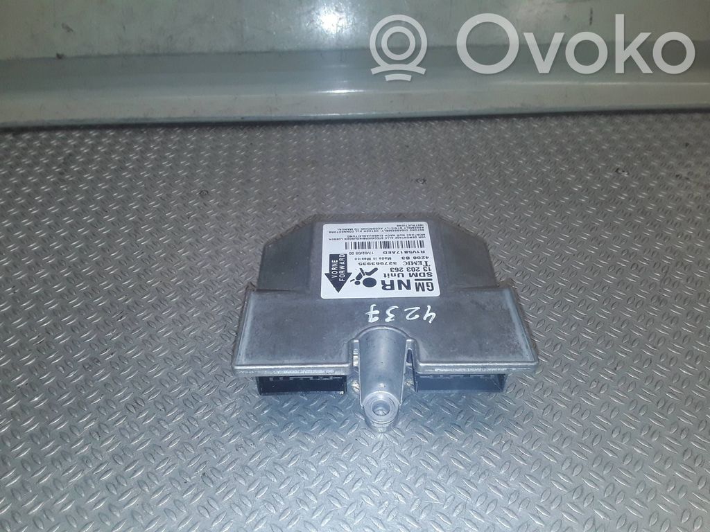 Opel Astra H Sterownik / Moduł Airbag 