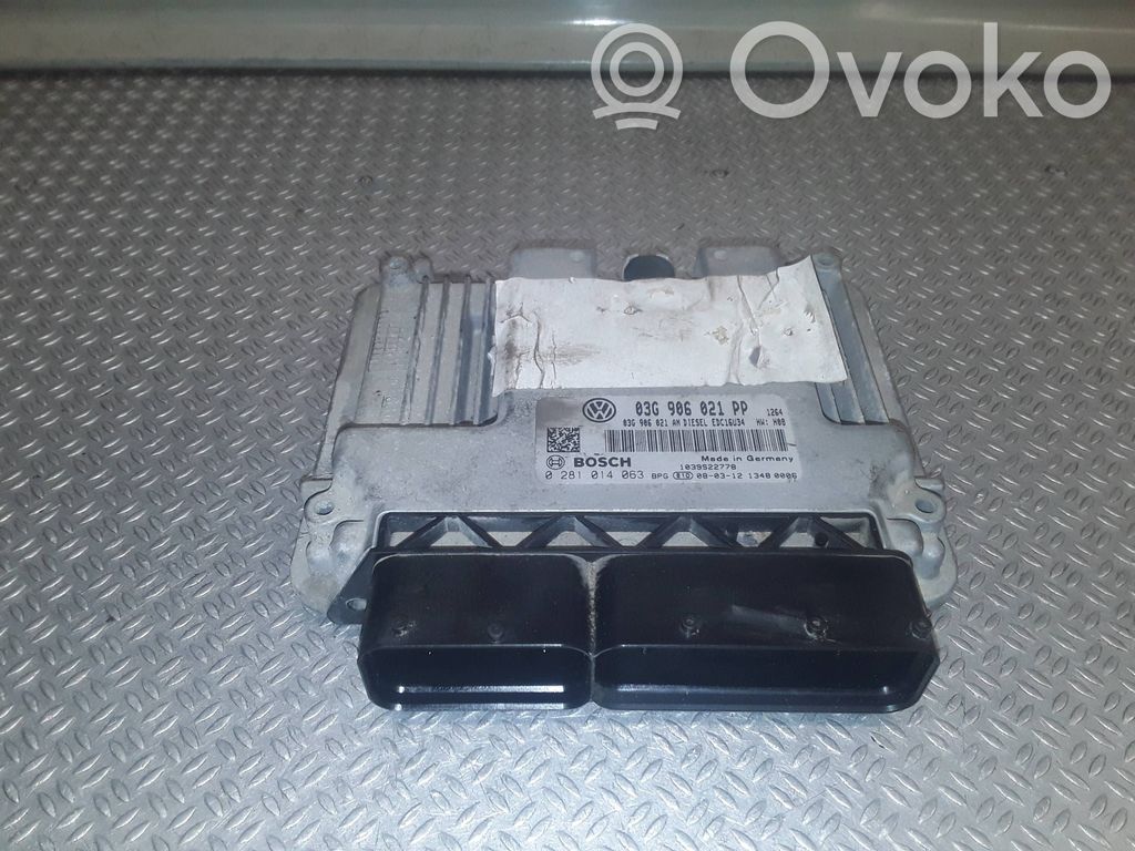 Unidad de control/módulo del motor   03G906021PP,0281014063