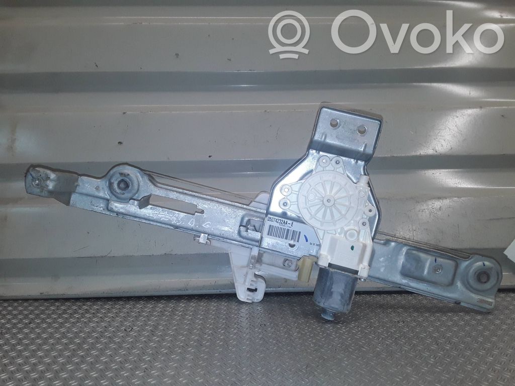 Rear door window regulator with motor   05074232AA