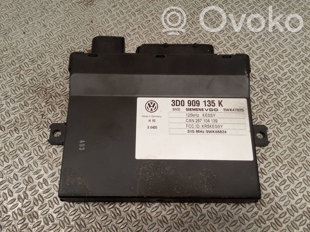 Volkswagen Touareg I Keyless (KESSY) go control unit/module 