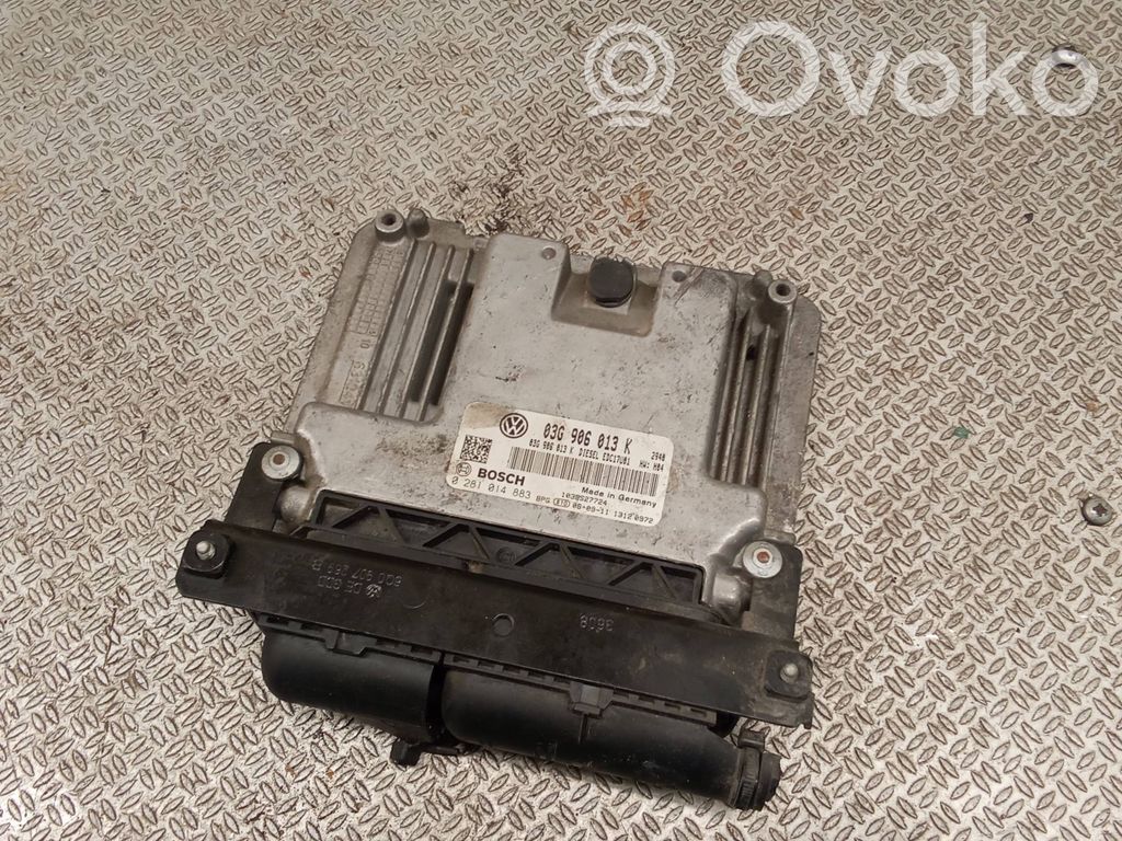 Engine control unit/module   03G906013K,0281014883