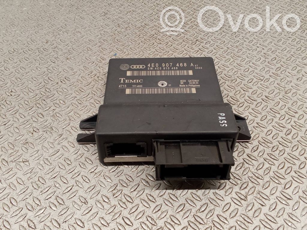 Autres unités de commande / modules   4E0907468A,4E0910468