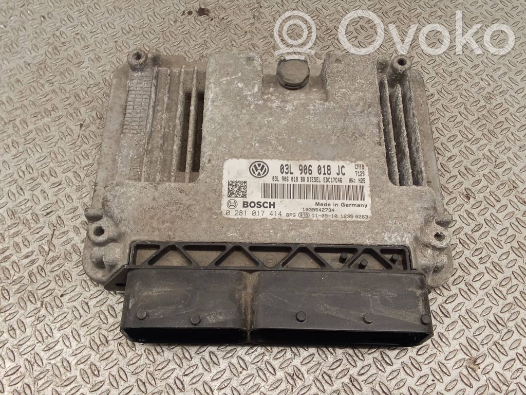 Unidad de control/módulo del motor   03L906018JC,03L906018BR