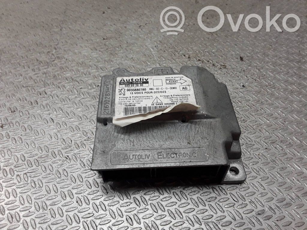 Airbag control unit/module   9655880780