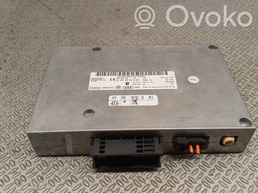 Bluetooth control unit module   4E0862335,4E0910336B