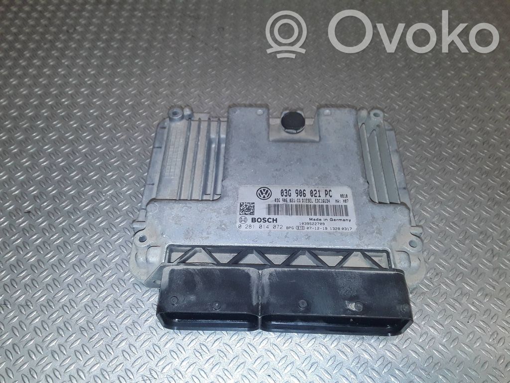 Volkswagen Caddy Engine control unit/module 