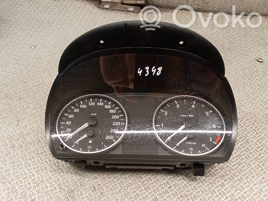 BMW 3 E90 E91 Spidometrs (instrumentu panelī) 