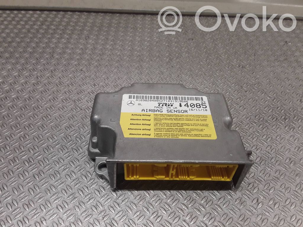 Mercedes-Benz A W169 Unitate/modul de comandă airbaguri 