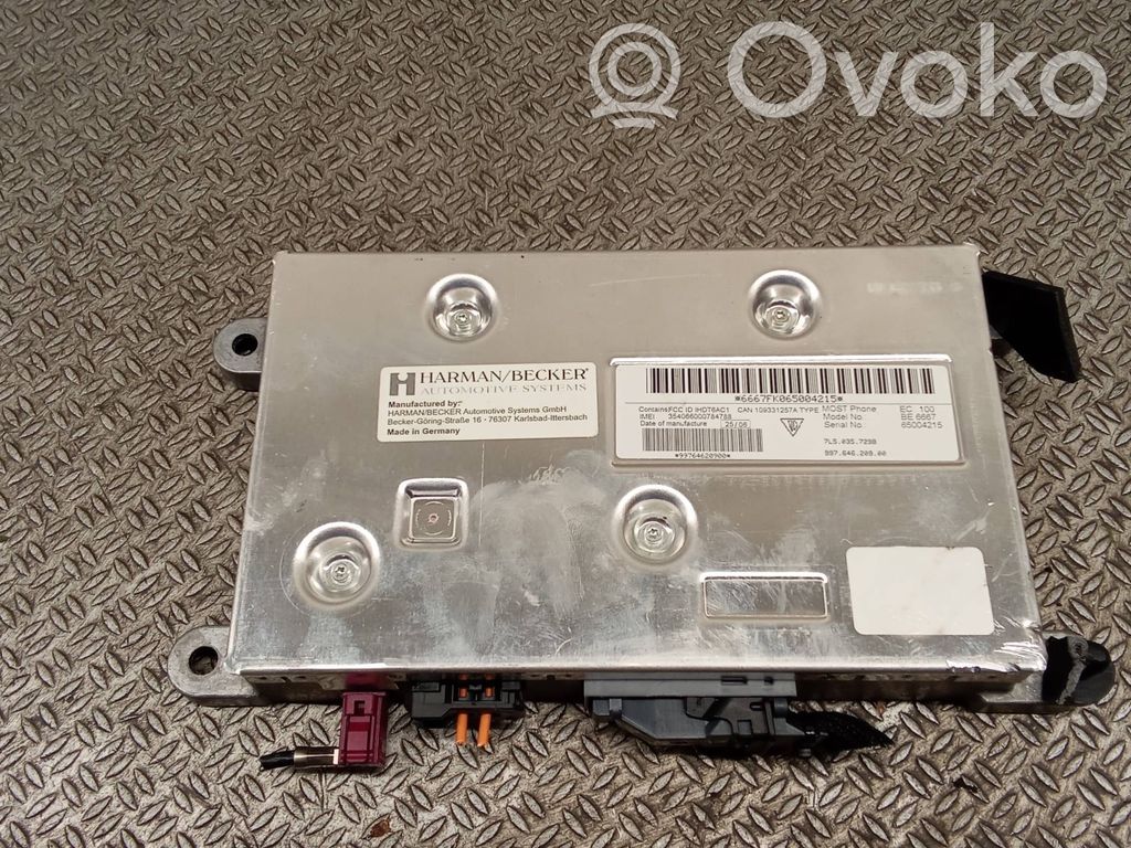 Porsche Cayenne (9PA) Unitate/modul control telefon 