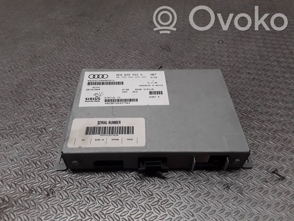 Head unit multimedia control   8E0035593M