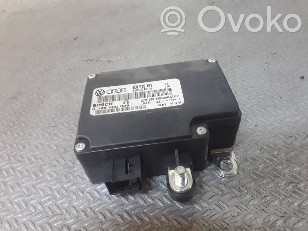 Alte unități/module de control   4E0915181,0199000006