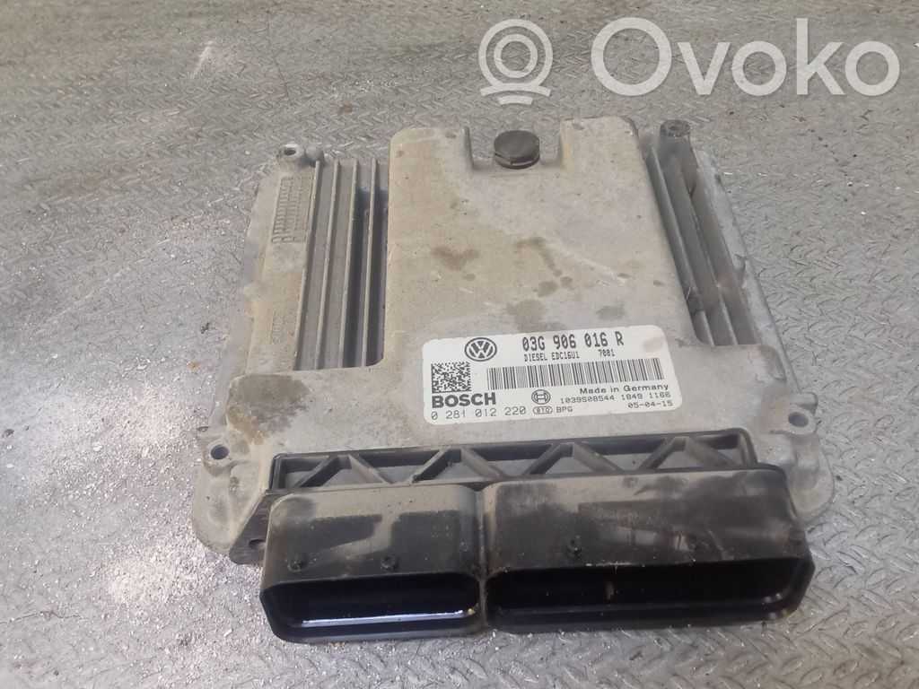 Engine control unit/module   03G906016R,0281012220