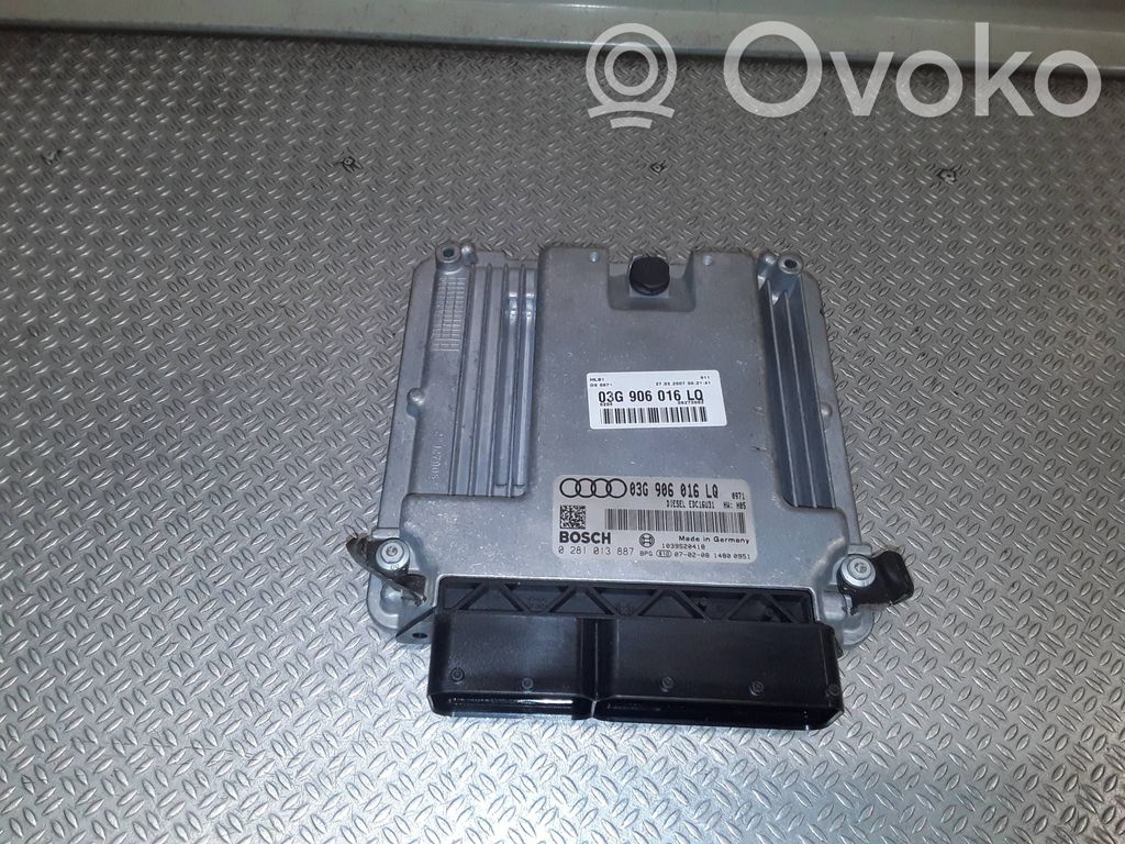 Engine control unit/module   03G906016LQ,0281013887