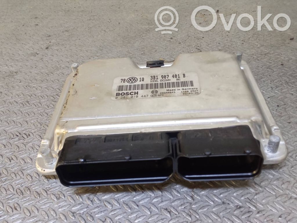 Moottorin ohjainlaite/moduuli   3B1907401B,0281010447