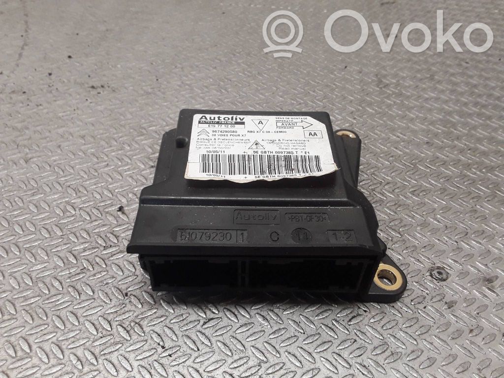 Turvatyynyn ohjainlaite/moduuli   9674290580