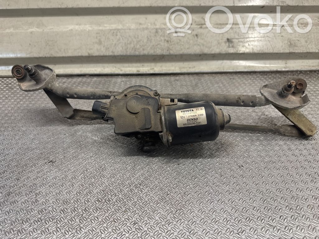 Toyota Corolla Verso AR10 Wischergestänge Wischermotor vorne