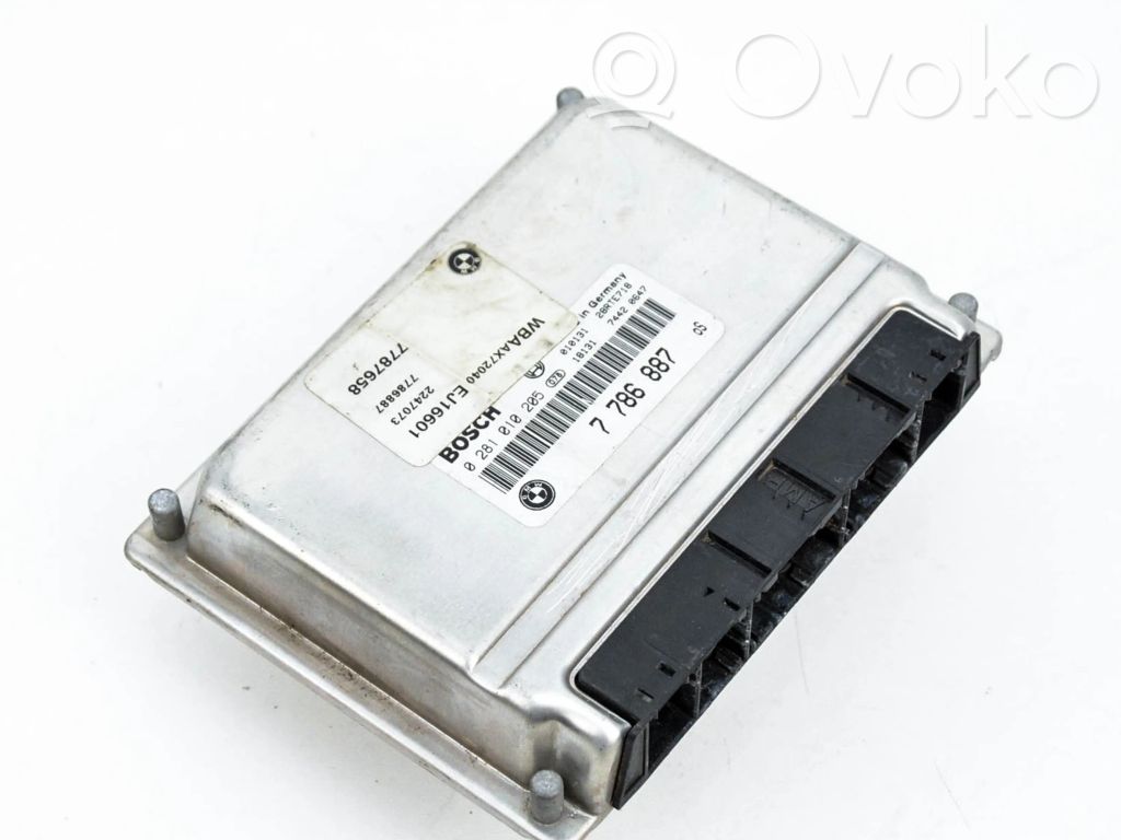 Unité de commande, module ECU de moteur   7786887,0281010205,7787658,0281010205,7787658