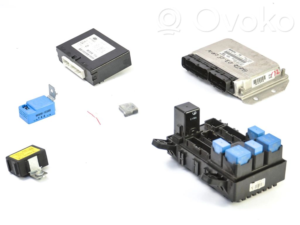 Hyundai Getz Komputer / Sterownik ECU i komplet kluczy 