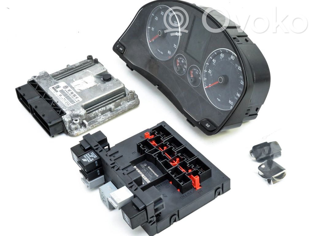 Volkswagen Eos Engine ECU kit and lock set 