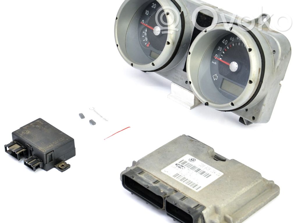 Volkswagen Lupo Engine ECU kit and lock set 