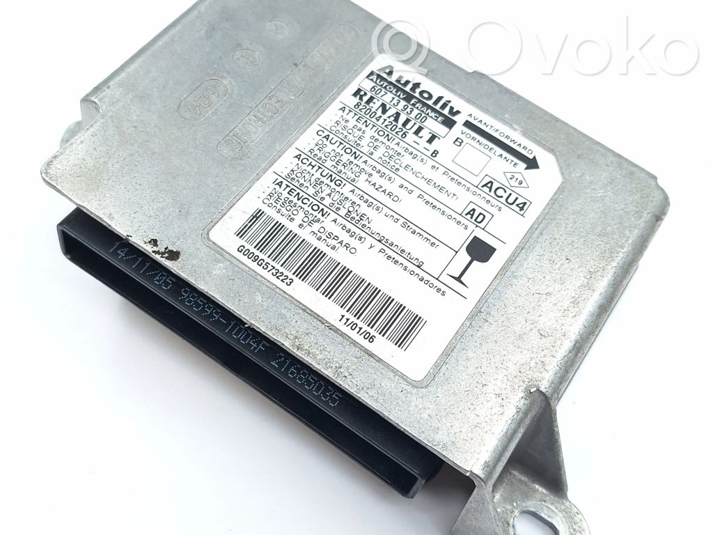 Renault Megane II Airbag control unit/module 