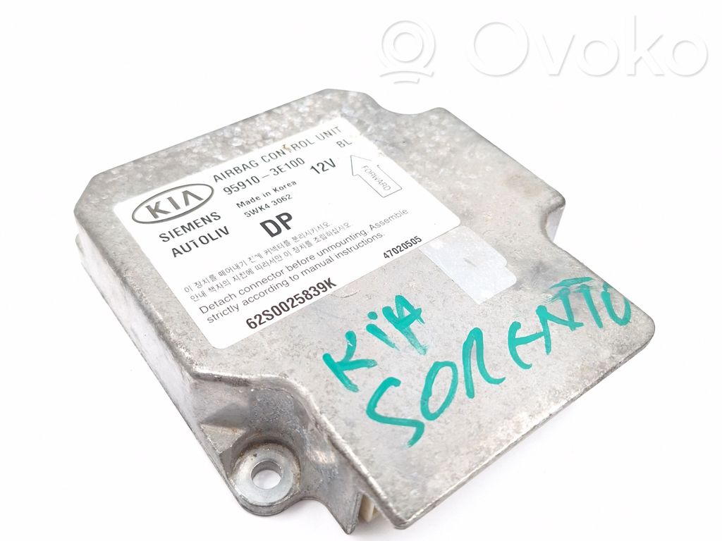 Airbag control unit/module   959103E100,5WK43062,959103E100,47020505,5WK43062,5WK430622,62S0025839K