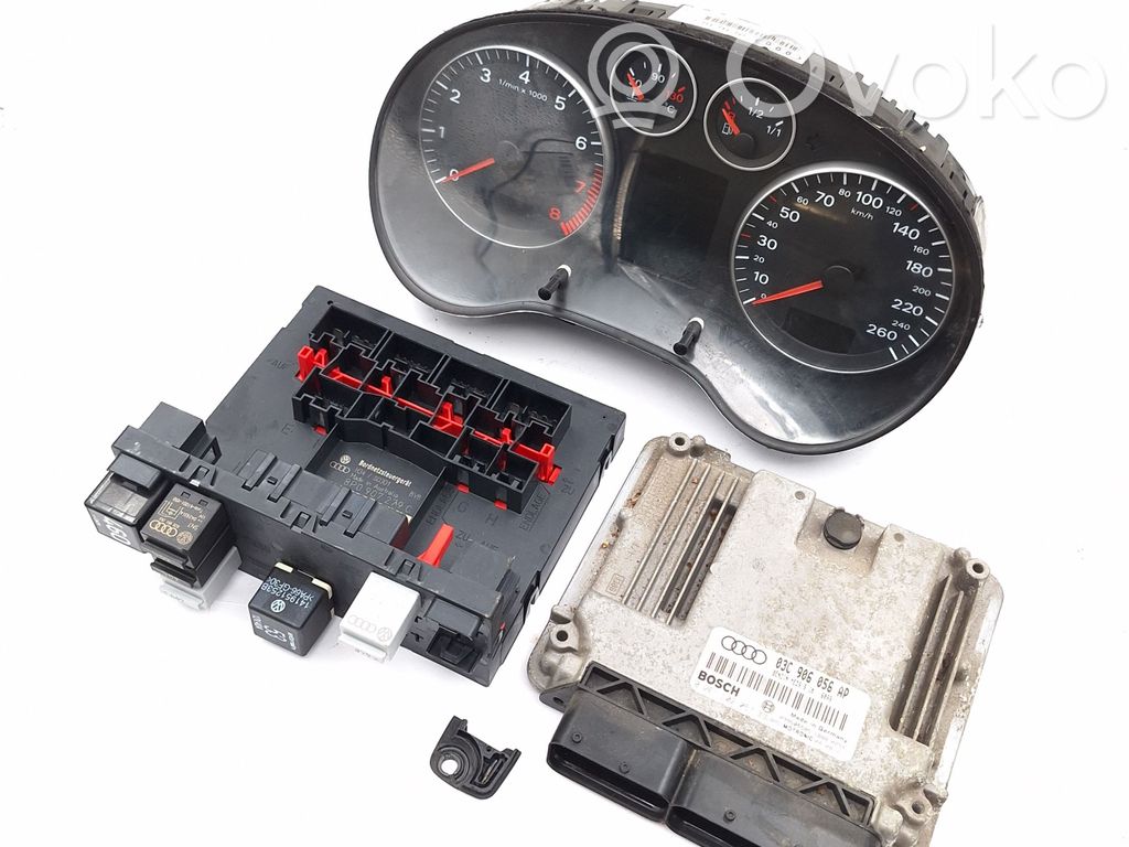 Audi A3 S3 8P Engine ECU kit and lock set 