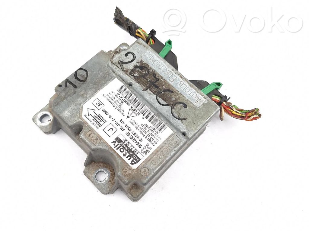 Peugeot 207 CC Airbag control unit/module 