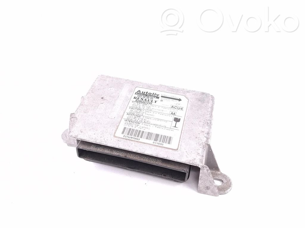 Sterownik / Moduł Airbag   8200337245,603988800,985991002D,21610120,D273JM70663