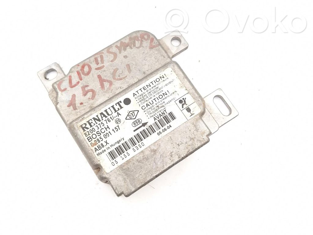 Renault Clio II Airbag control unit/module 