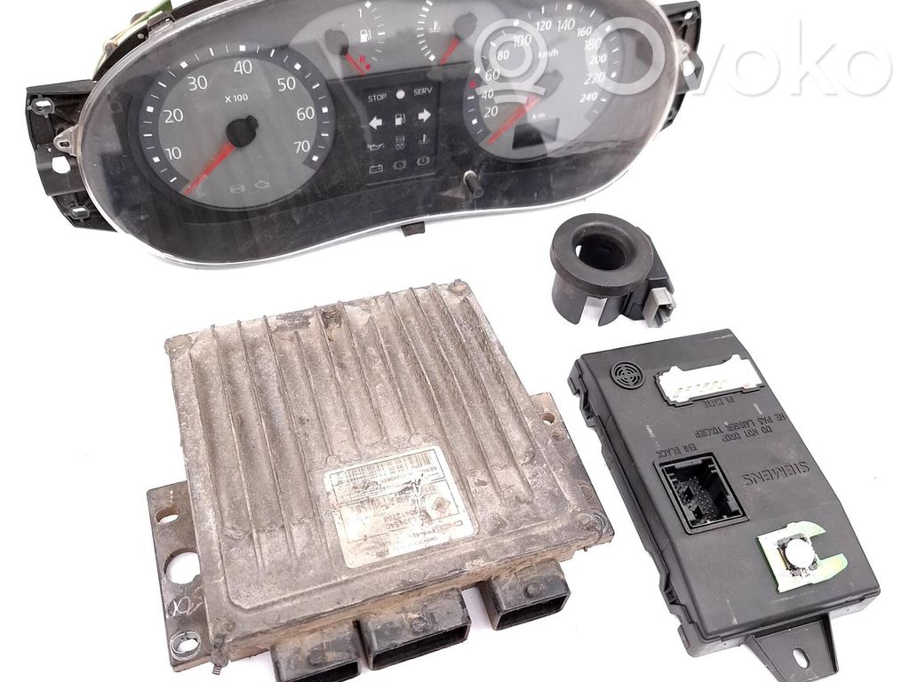 Renault Clio II Engine ECU kit and lock set 