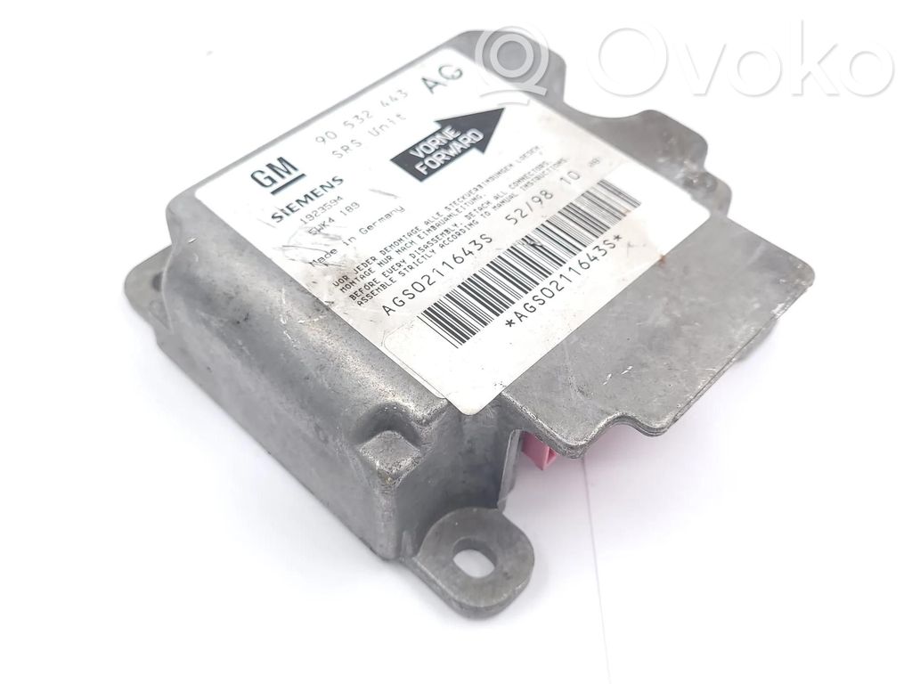 Opel Corsa B Airbag control unit/module 
