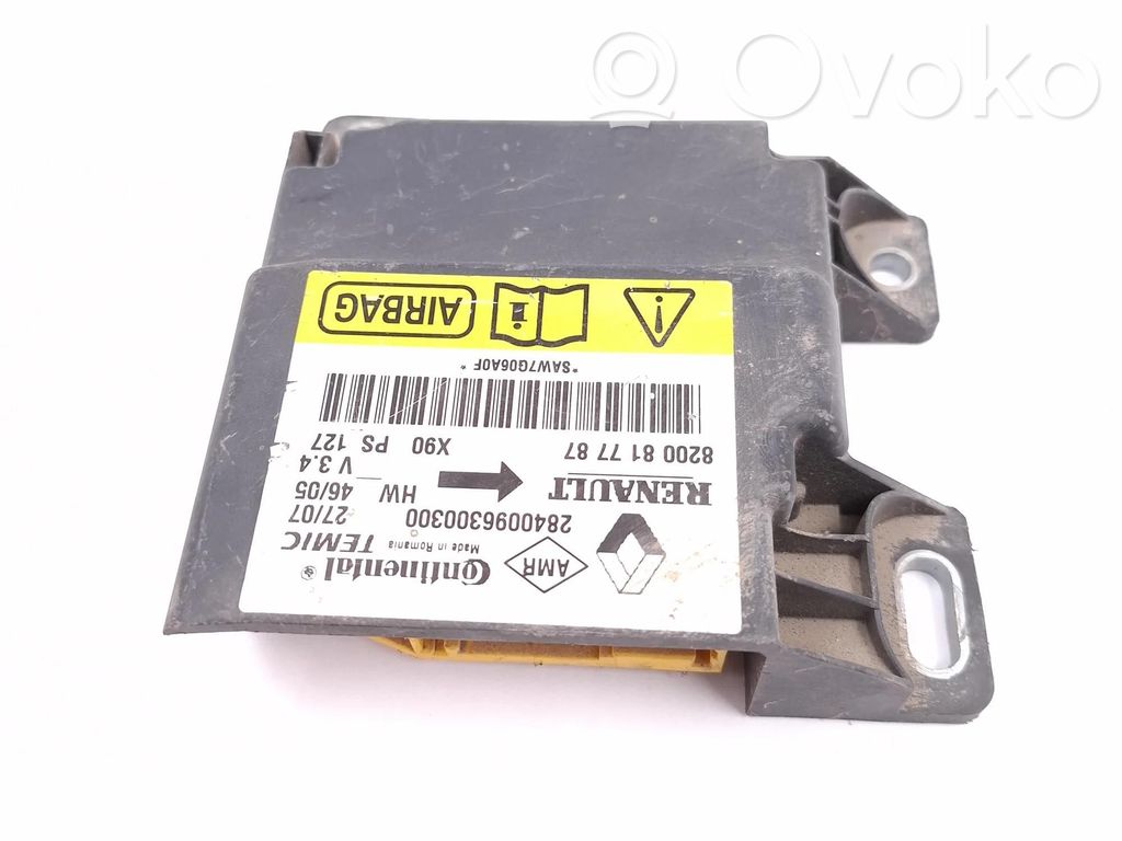 Airbag control unit/module   8200817787,X90PS127,SAW7G06A0F