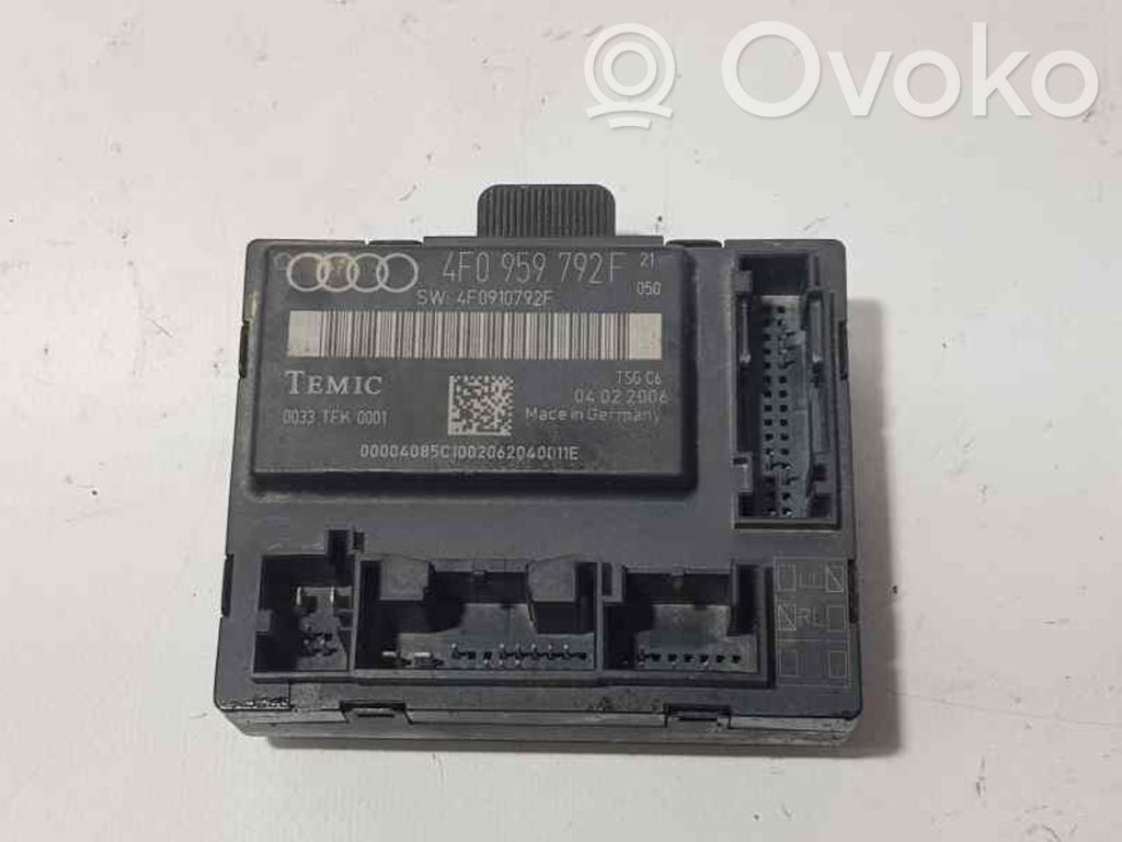 Autres unités de commande / modules   4F0959792F,TEMIC,TEMIC