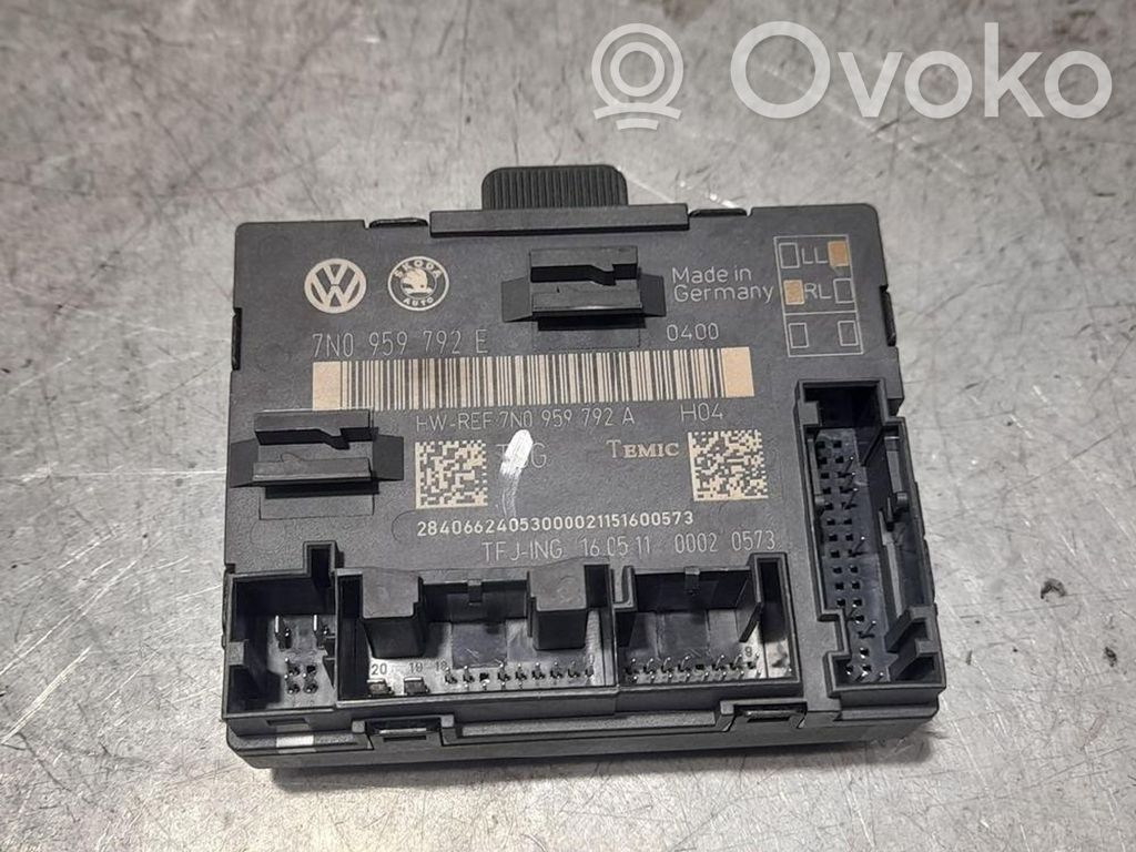 Autres unités de commande / modules   7N0959792E,TEMIC,TEMIC