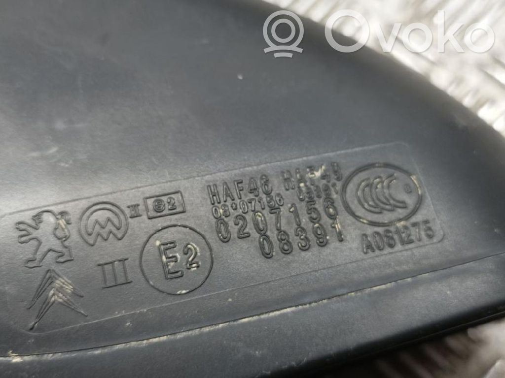 Citroen C3 Elektryczne lusterko boczne drzwi przednich 