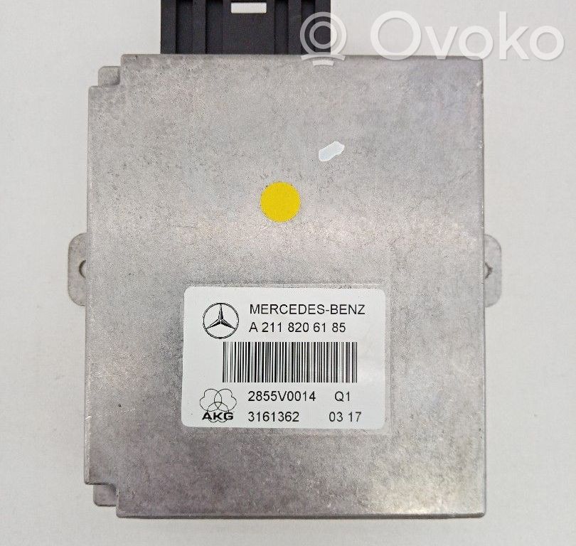 Muut ohjainlaitteet/moduulit   A2118206185,2855V0014,3161362