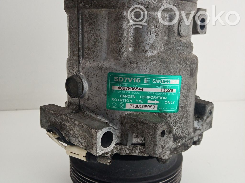 Air conditioning (A/C) compressor (pump)   7700106069,1152B,SD7V16