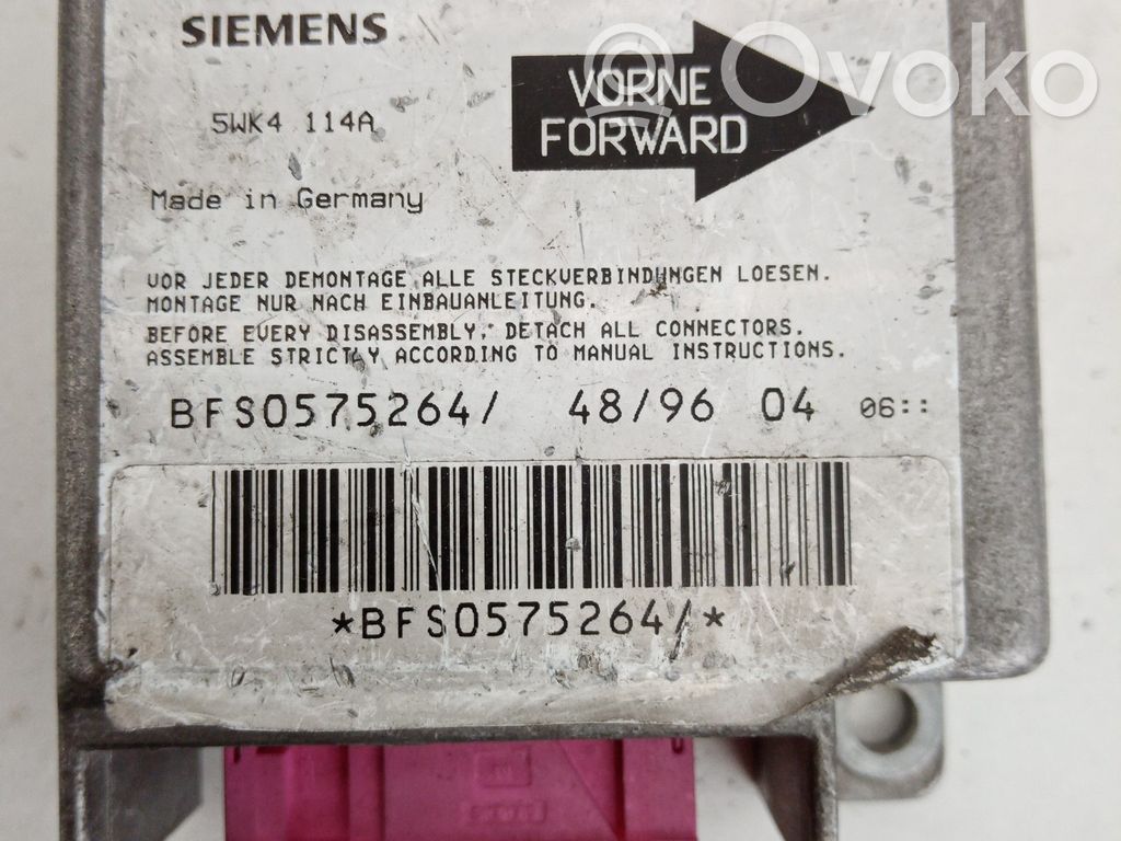 Opel Corsa B Airbag control unit/module 