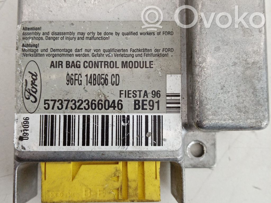 Airbag control unit/module   96FG14B056CD,573732366046,BE91