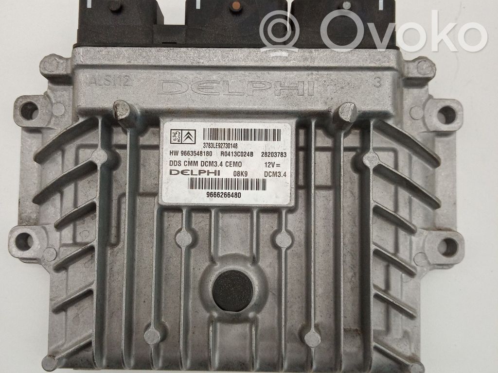 Sterownik / Moduł ECU   9663548180,08K9DCM34,9666266480