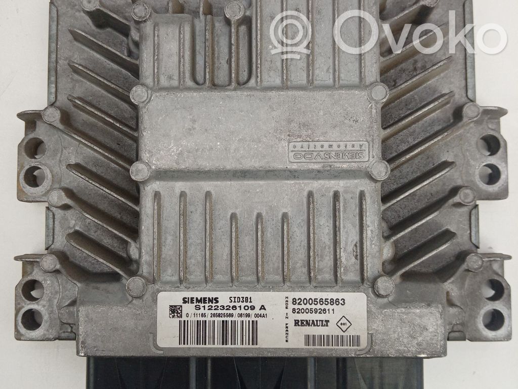Unidad de control/módulo del motor   8200565863,SID381SIEMENS