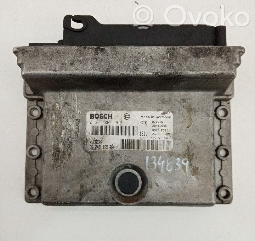 Engine control unit/module   0281001262,9624519580,XUDBC02
