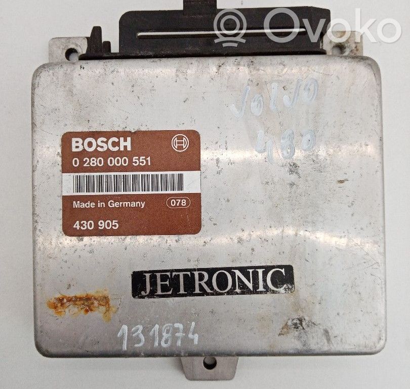 Volvo 480 Engine control unit/module 
