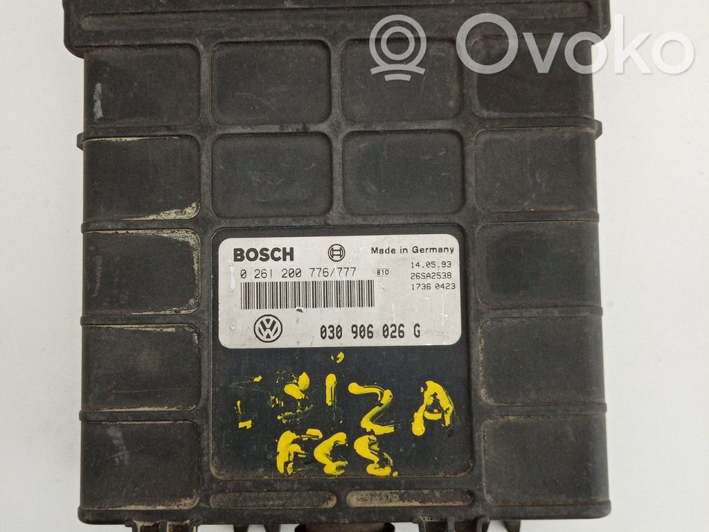 Engine control unit/module   0261200776,030906026G,777,BOSCH