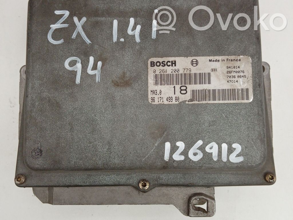 Citroen ZX Engine control unit/module 