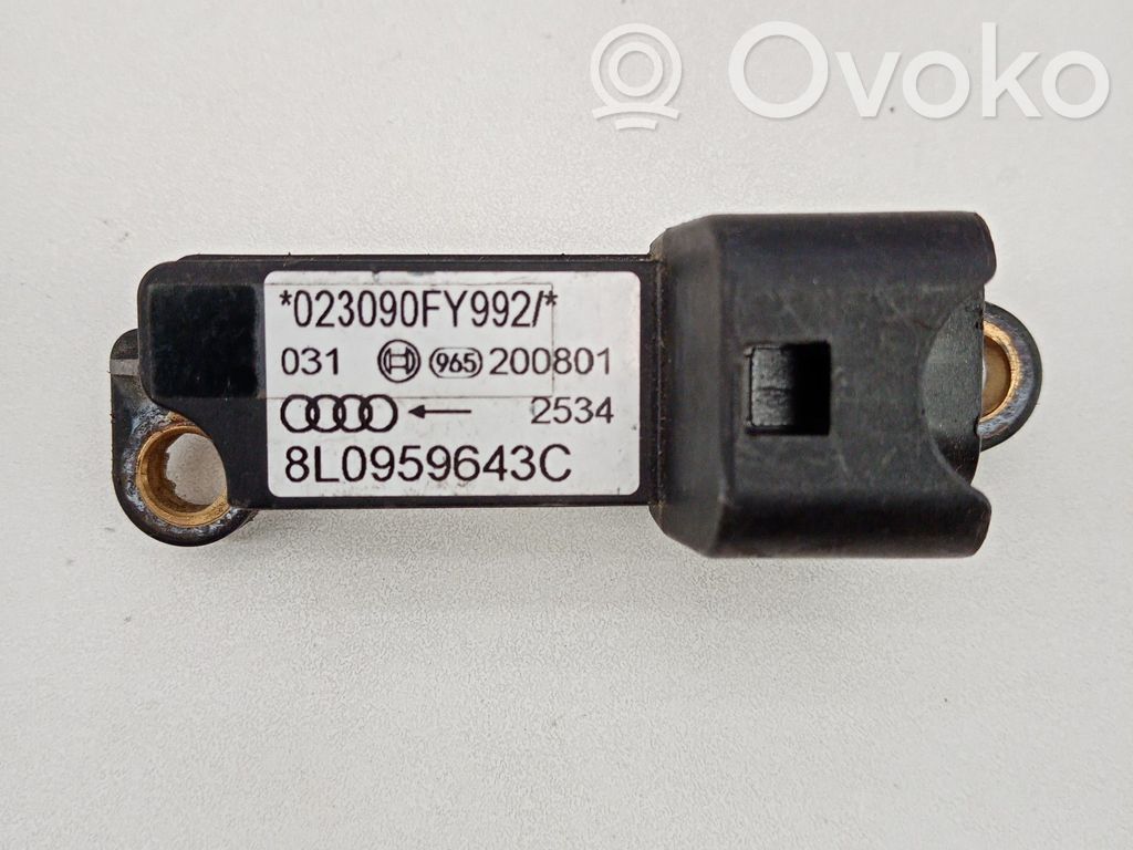 Sensor impacto/accidente para activar Airbag   023090FY992200801,8L0959643C,ESQ