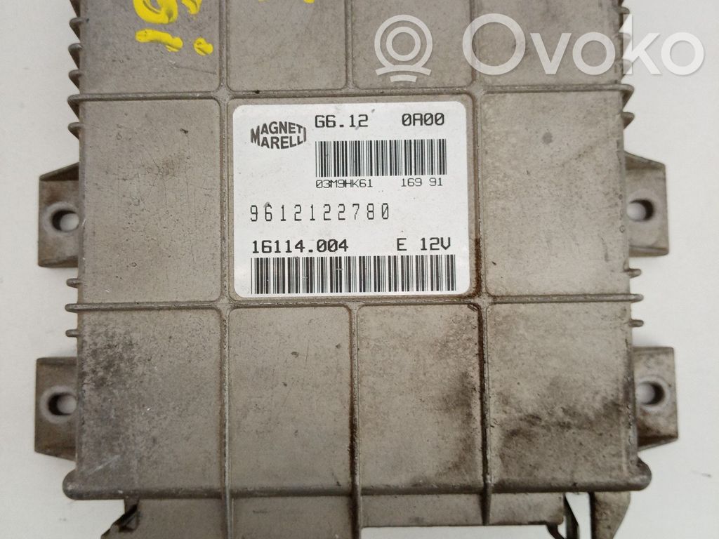 Engine control unit/module   MARELLI,16114004,9612122780,G612